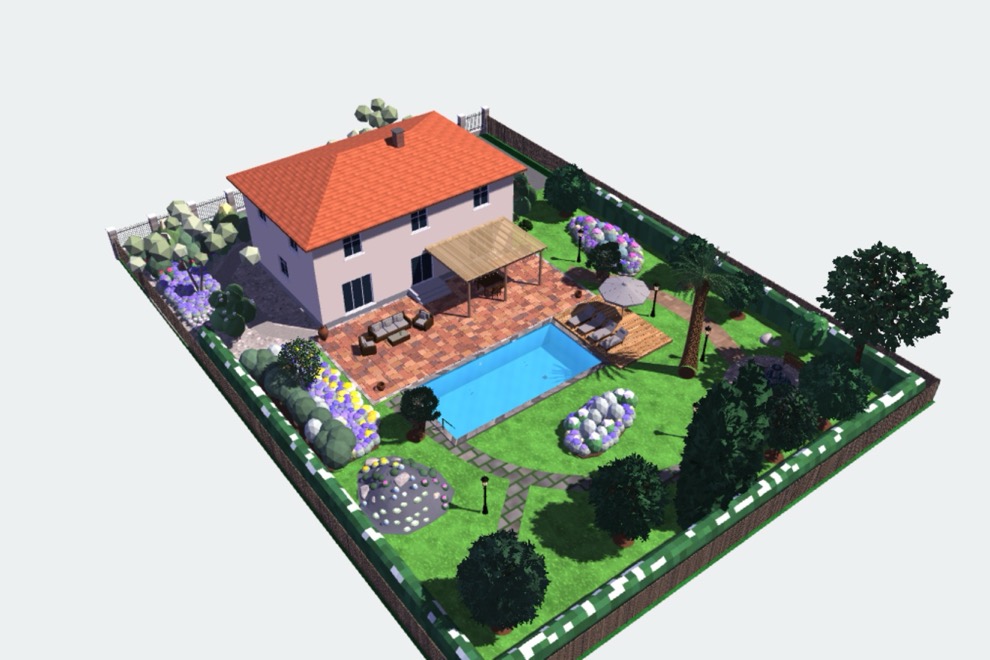 Mediterranean garden — Turnkey project · garden
