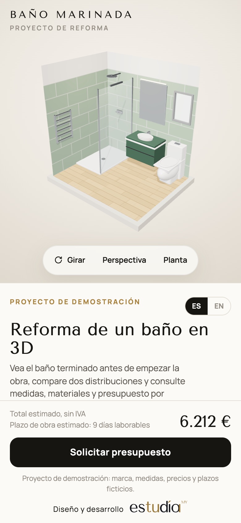 Baño Marinada — mobile version