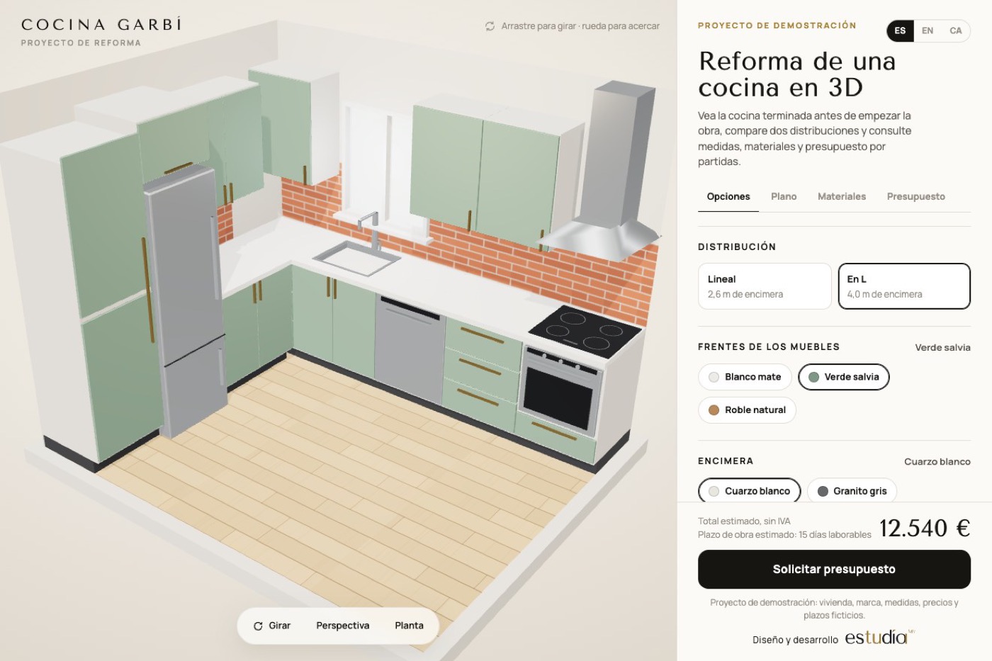 Cocina Garbí — Proyecto de reforma · cocina