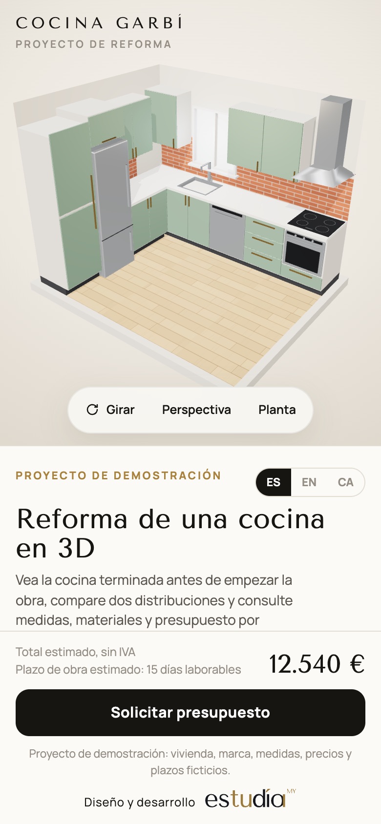 Cocina Garbí — mobile version